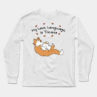 My Love Language Is Treats Long Sleeve T-Shirt